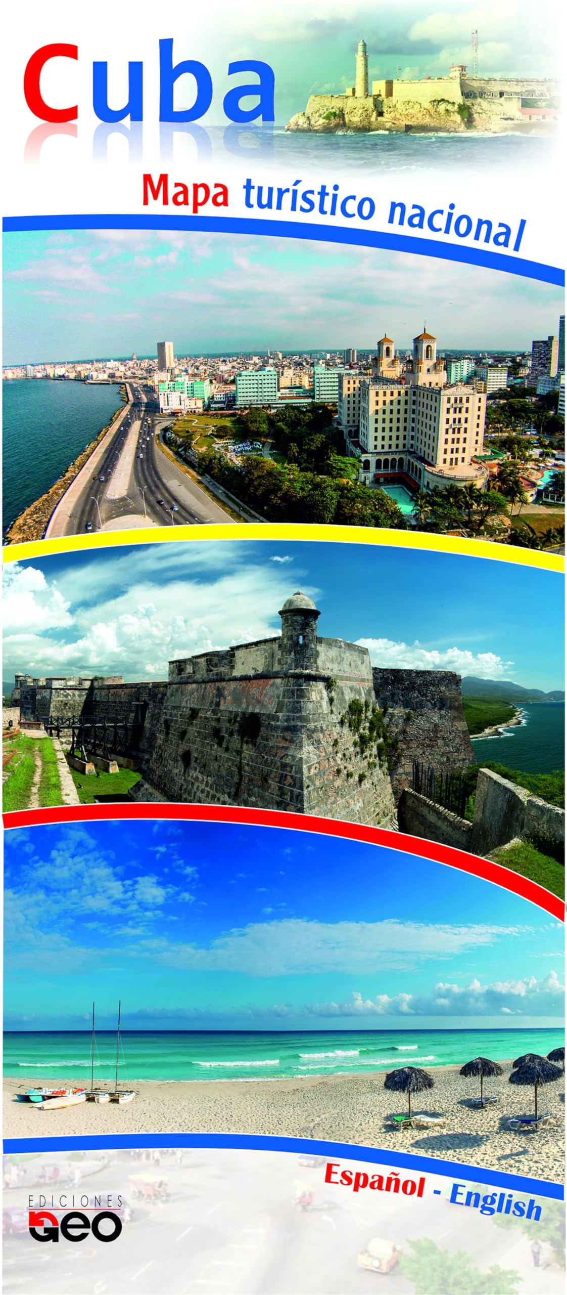 Cuba: Mapa turístico nacional Leisure, Home & Garden