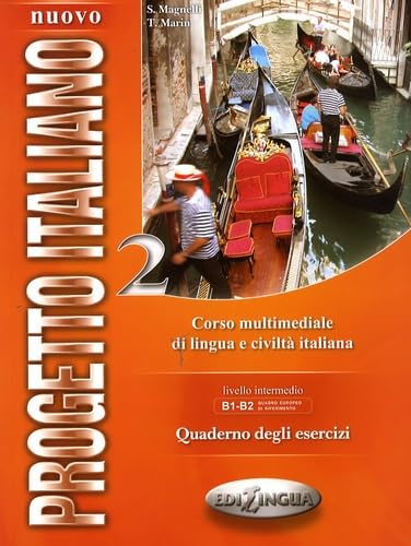 Nuovo Progetto Italiano: Quaderno Degli Esercizi 2 (Level B1-B2) Foreign Languages ​​& Dictionaries