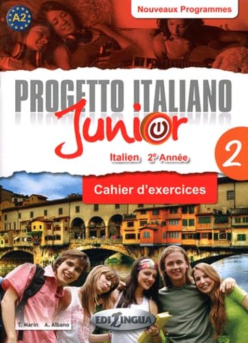 Italien 2e année Progetto Italiano Junior: "Volume 2", Cahier d'exercices book