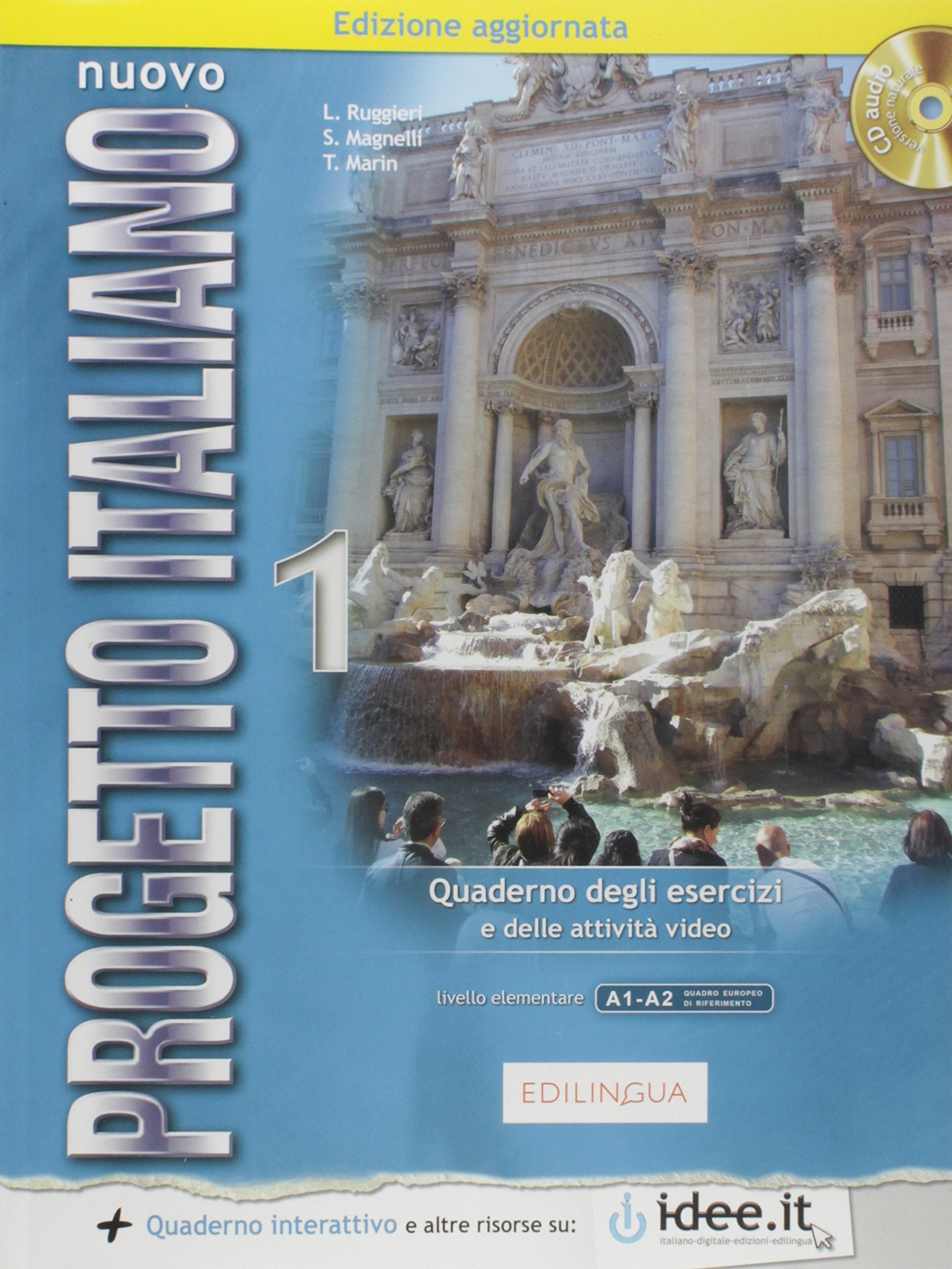 Quaderno degli Esercizi, m. Audio-CD: Niveau A1-A2 (NUOVO PROGETTO ITALIANO) Foreign Languages ​​& Dictionaries
