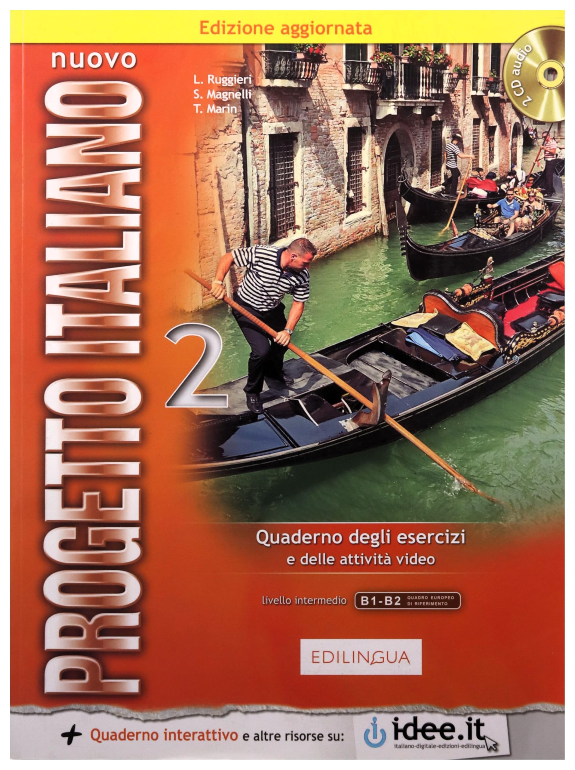 Quaderno degli Esercizi, m. CD-ROM u. Audio-CD: Niveau B1-B2 (NUOVO PROGETTO ITALIANO) Foreign Languages ​​& Dictionaries