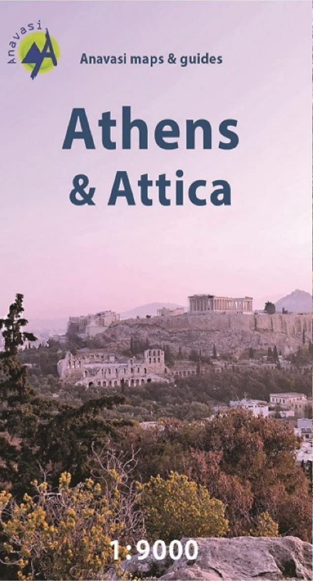 Anavasi City Map Athens, Attica Leisure, Home & Garden