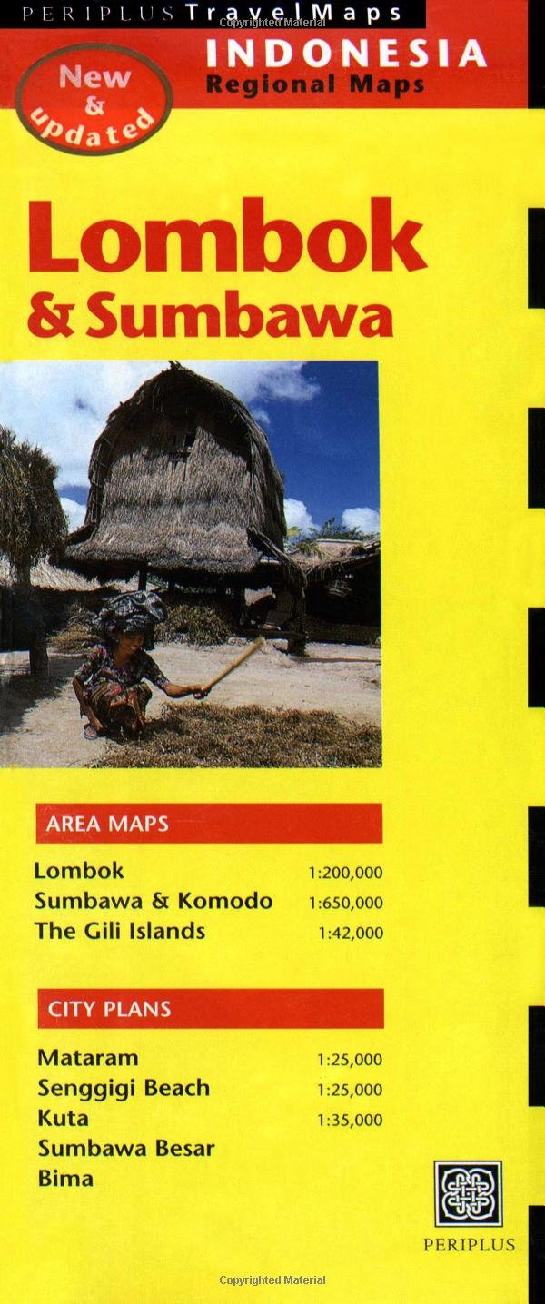 Periplus Travek Maps Lombok: Indonesia Regional Maps book