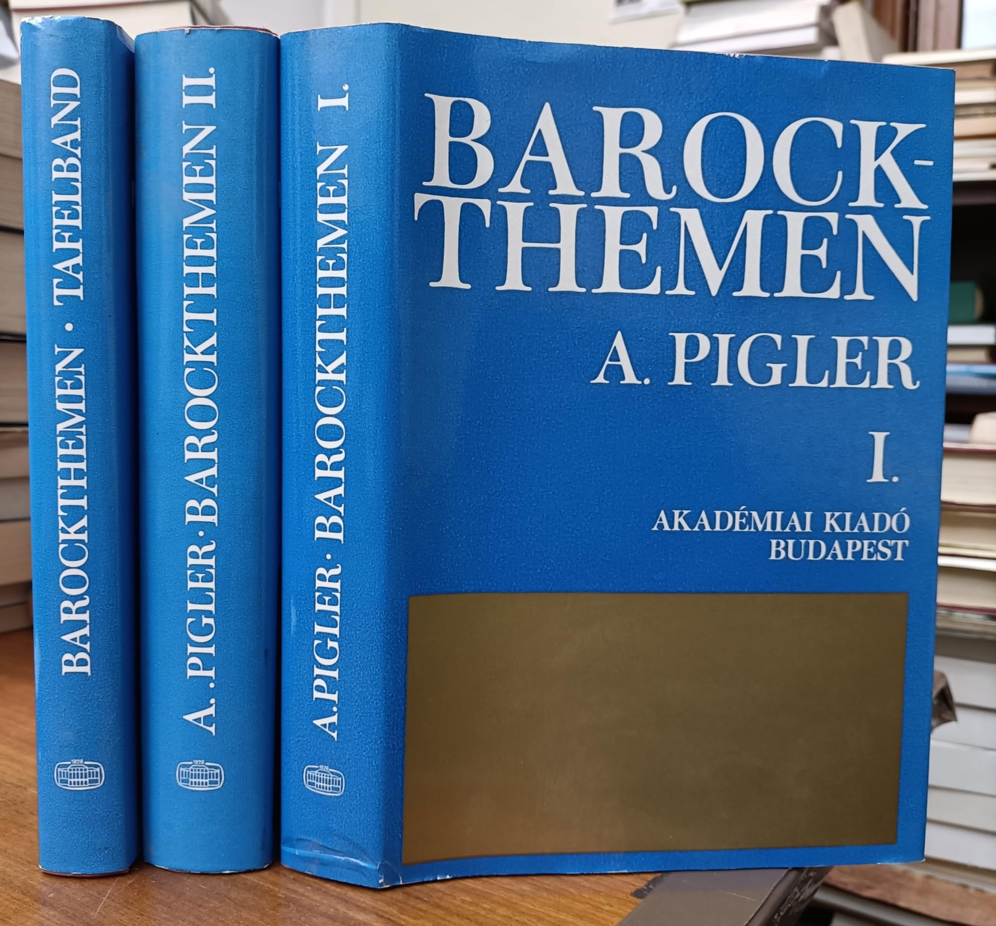 Barockthemen. Eine Auswahl von Verzeichnissen zur Ikonographie des 17. und 18. Jahrhunderts in 2 Bänden + Tafelband (insgesamt 3 Bände!) Books