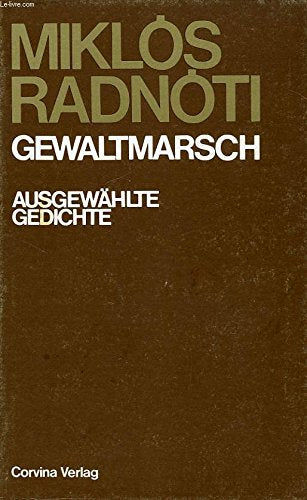 Gewaltmarsch. Ausgewählte Gedichte Books