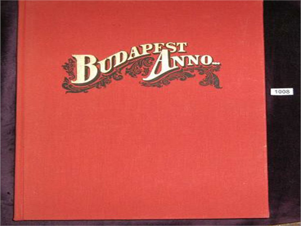 Budapest Anno: Picture Photographs in the Studio and Outside Photography