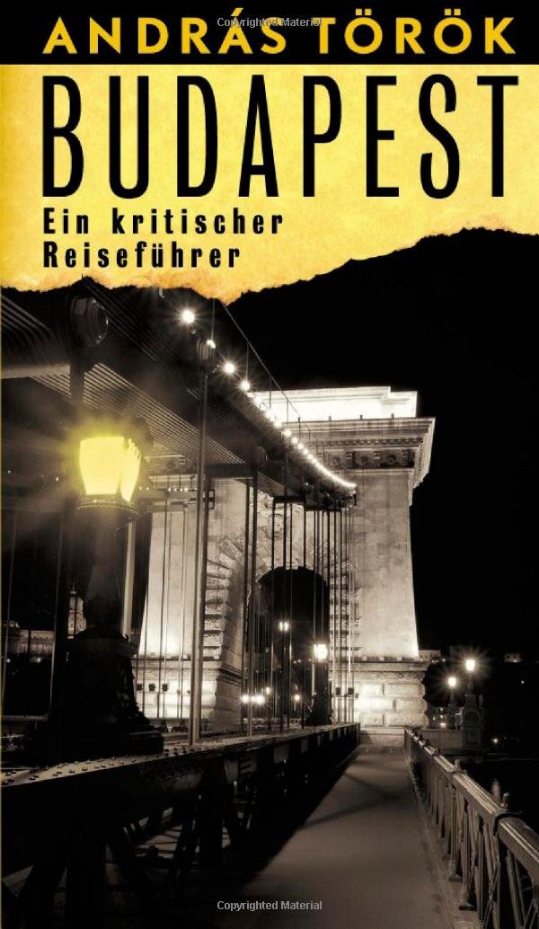 Budapest - Ein kritischer Reiseführer von András ... Book Books