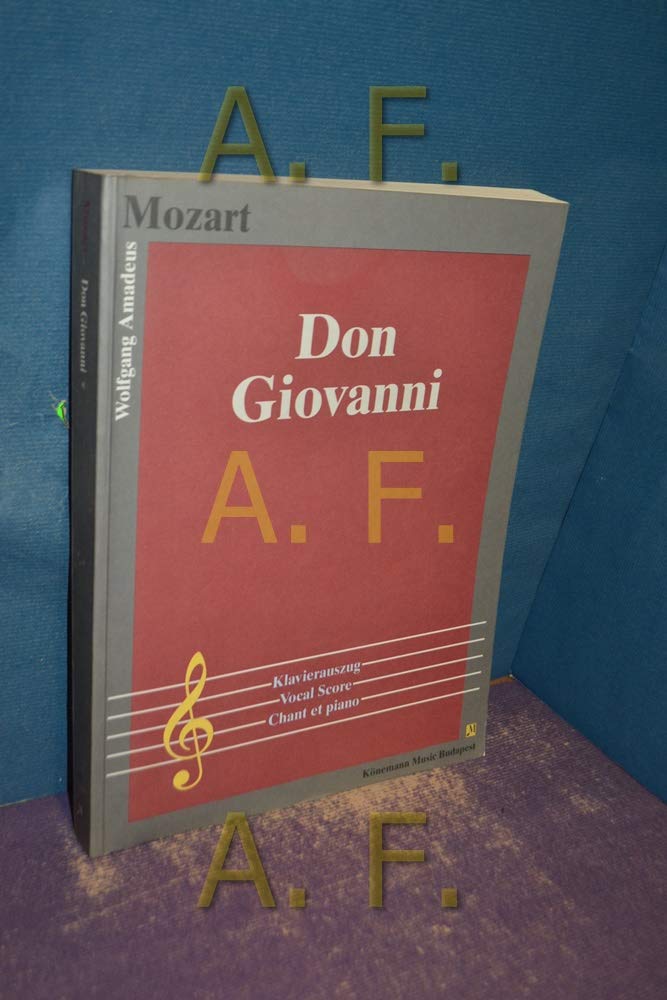 Vocal Score (Mozart: Don Giovanni) Sheet Music