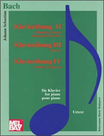 Klavierübung II, Italienisches Konzert, BWV 971, Französische Ouverture, BWV 831; Klavierübung III, 4 Duette, BWV 802-805; Klavierübung IV, Goldberg-Variationen, BWV 988. Für Klavier / for piano Sheet Music