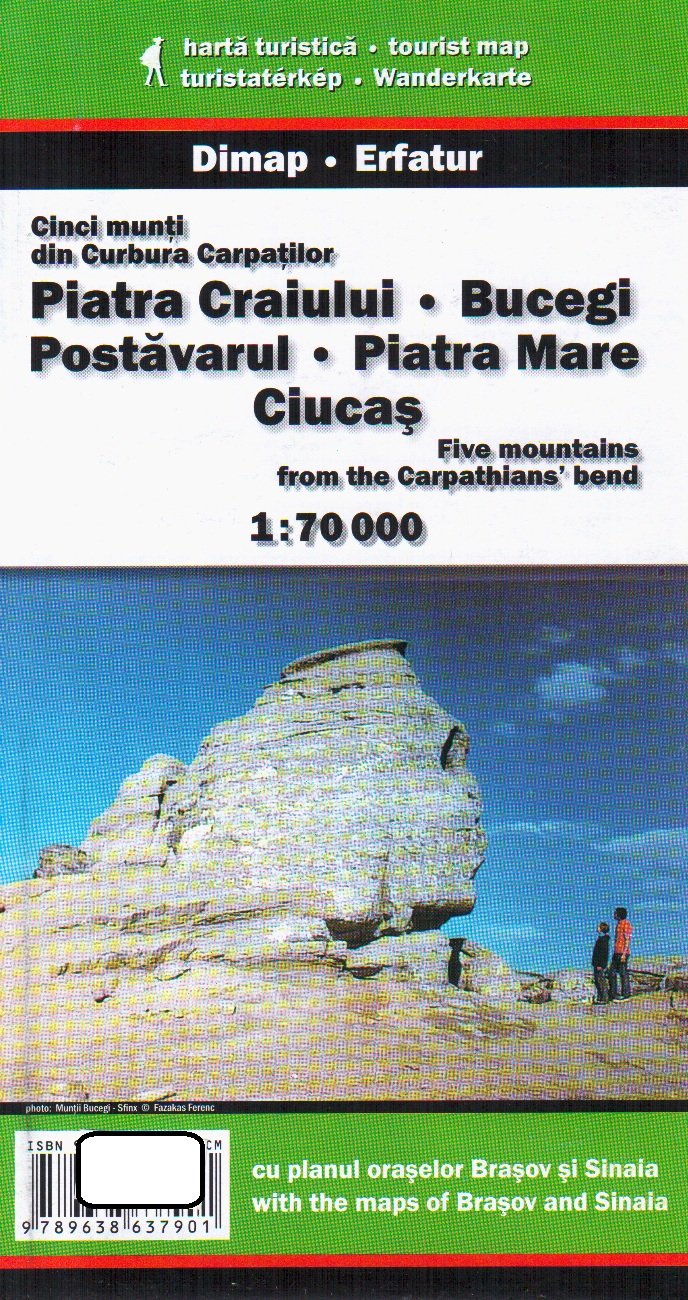 Harta Cinci Munti din Curbura Carpatilor 1 70000 Books