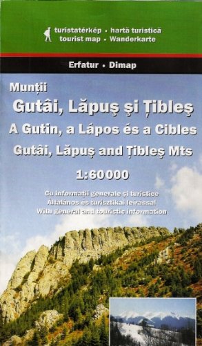 Gutai, Lapus and Tibles Mountains (Romania) 1:60,000 Hiking Map DIMAP Maps & Plans