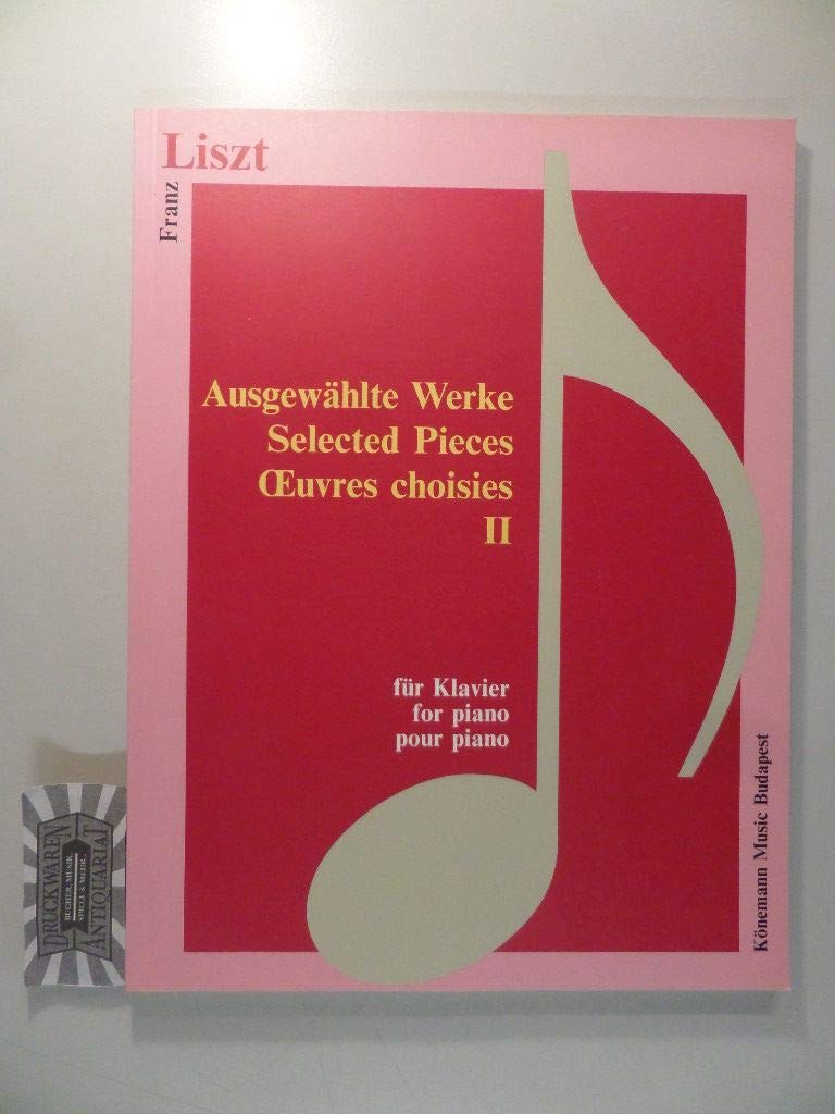Liszt: Works II Arts & Music Books