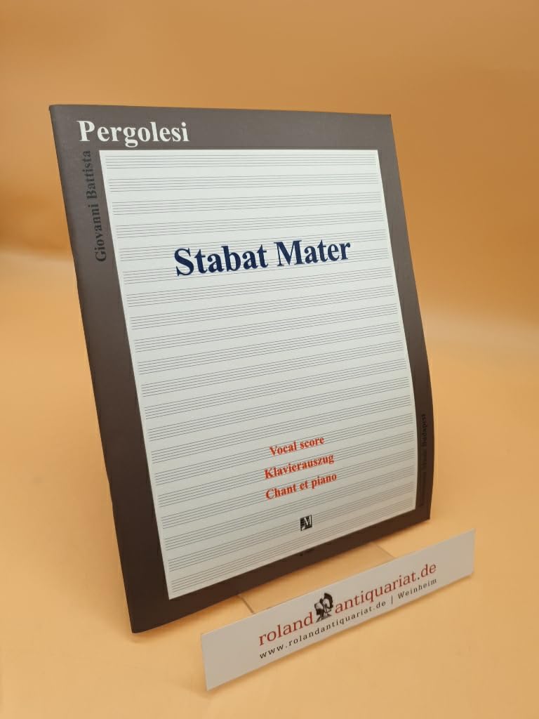 Stabat Mater, Klavierauszug, Piano reduction by Istvan Mariassy Arts & Music