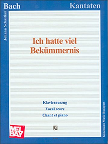 Ich hatte viel Bekümmernis, Klavierauszug Books