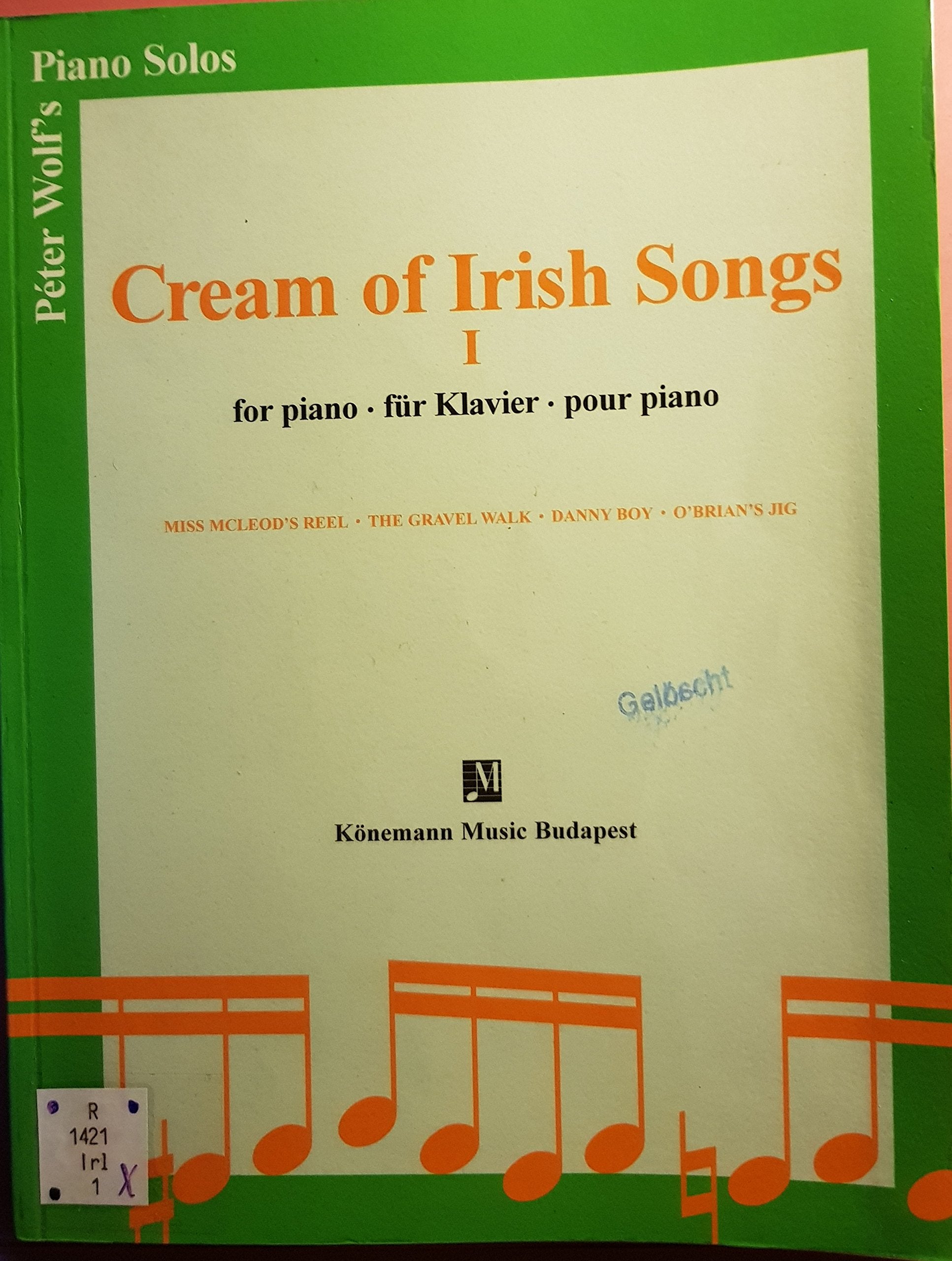 Cream of Irish Songs Sheet Music