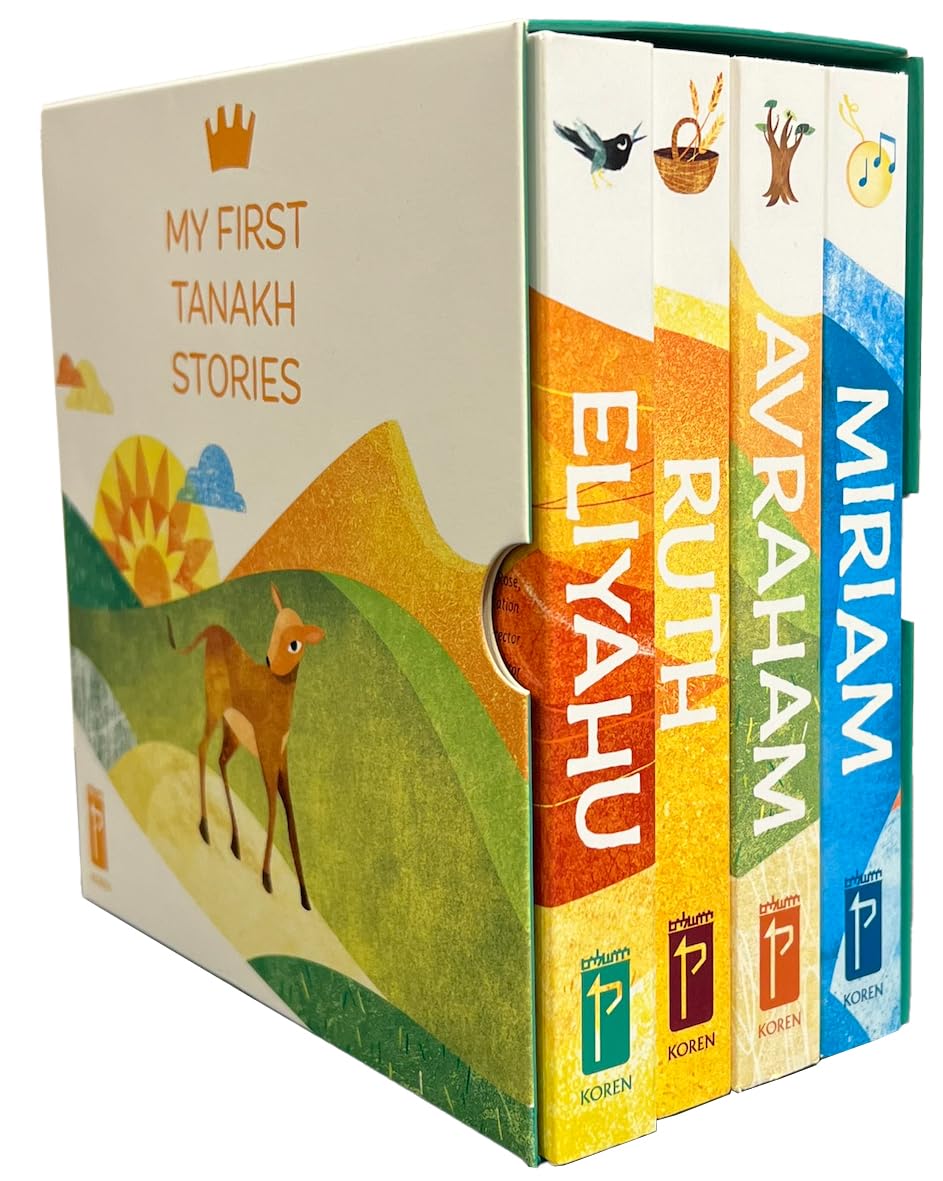 My First Tanakh Stories Set (4v): Avraham, Miriam, Eliyahu, Ruth Novels & Short Stories