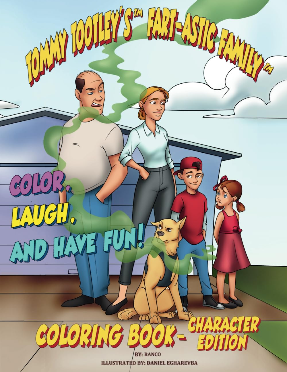 The Tootley's Fart-astic Coloring Book - Character Edition Manga