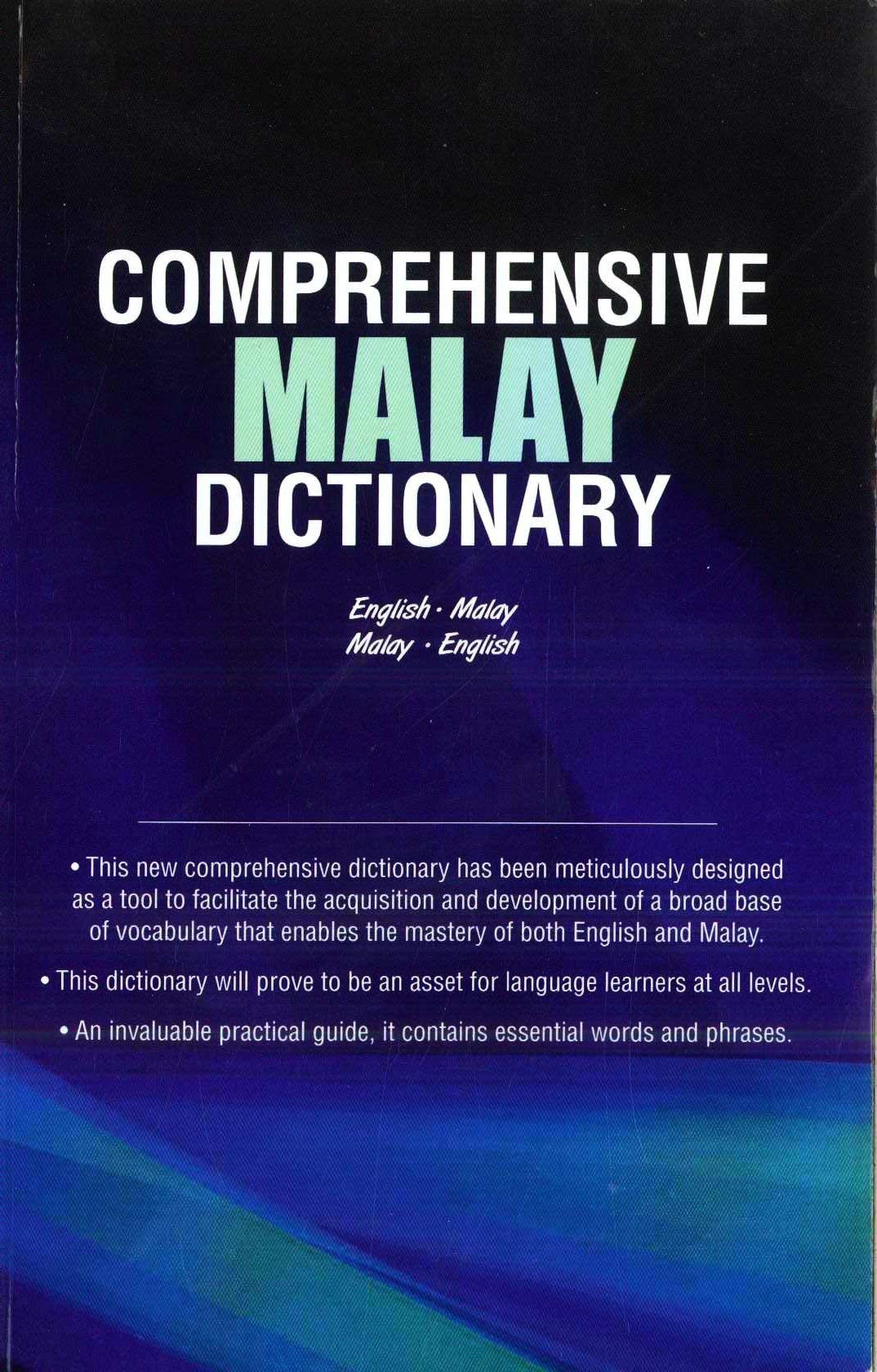 English-Malay and Malay-English Comprehensive Dictionary book