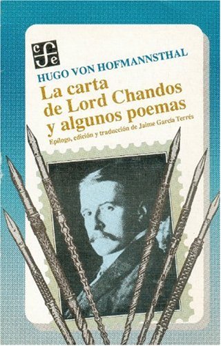 La Carta de Lord Chandos y Algunos Poemas (Cuadernos de La Gaceta) Contemporary literature