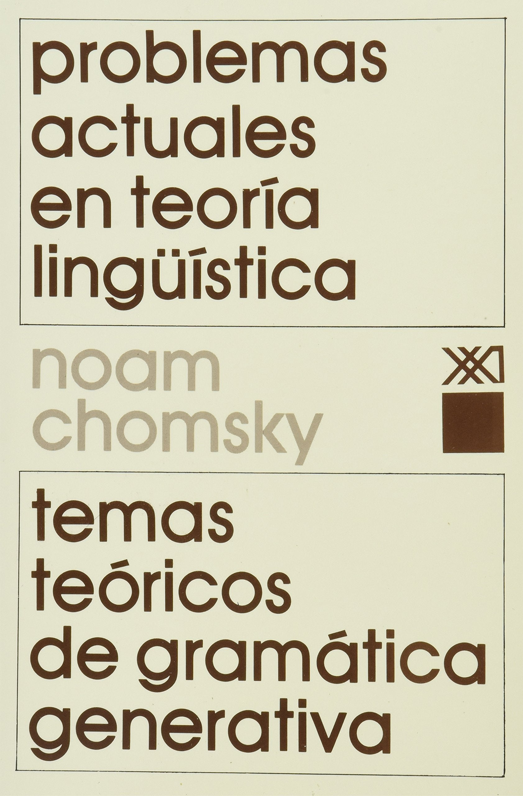 PROBLEMAS ACTUALES EN TEORIA LINGÜIS book