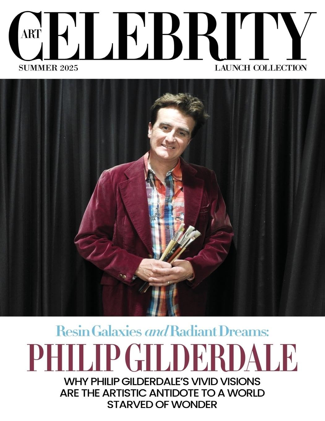 Art Celebrity Launch Collection Summer 2025 - Philip Gilderdale Art & Literature