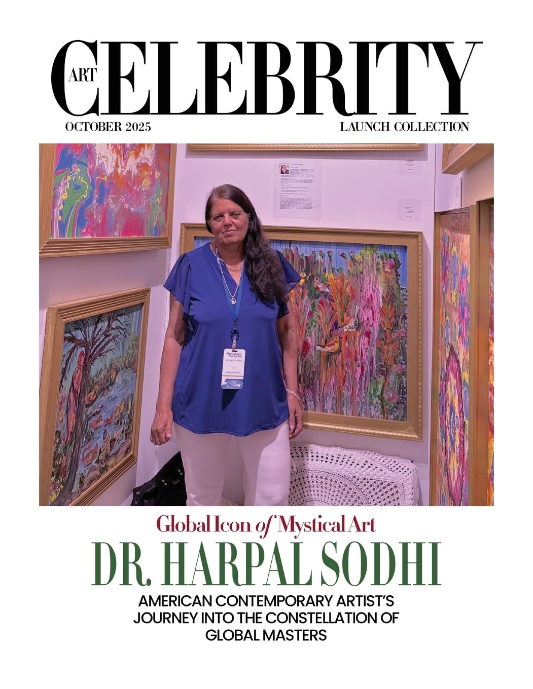 Art Celebrity Launch Collection October 2025 - Global Icon of Mystical Art, Dr. Harpal Sodhi Art & Literature