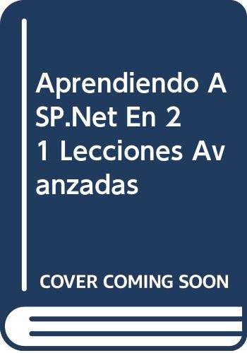 Aprendiendo ASP.Net En 21 Lecciones Avanzadas book