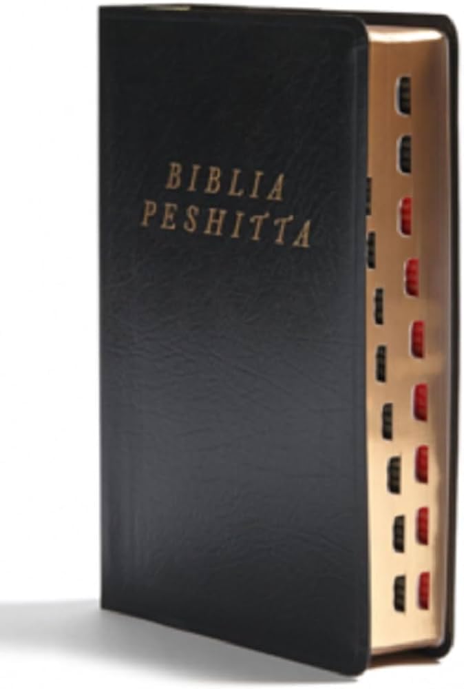 Bible Peshitta: En Espanol, Black Bonded Leather Religion & Esotericism