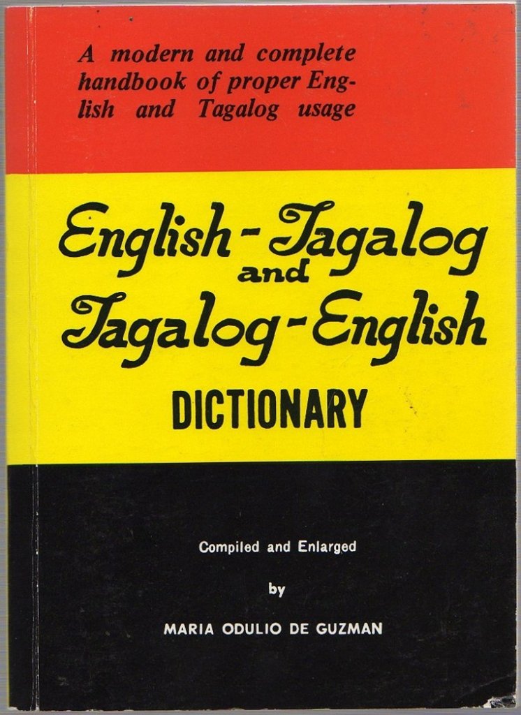 New Tagalog-english English-tagalog Dictionary Books