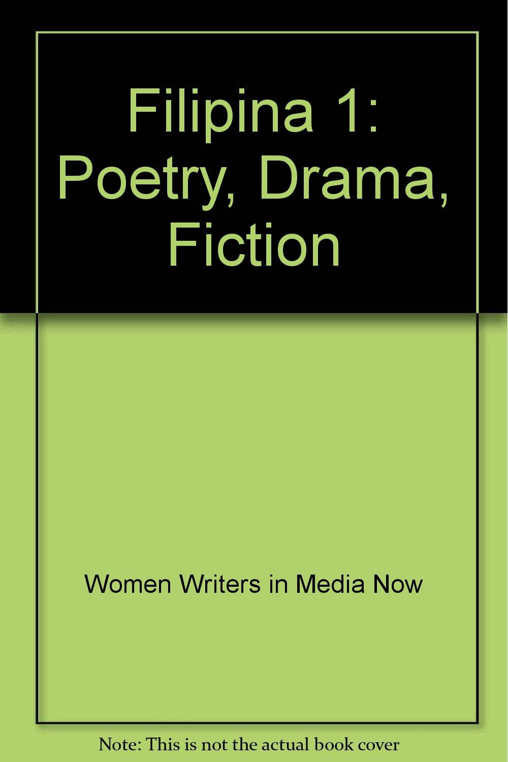 Filipina 1: Poetry, Drama, Fiction Books