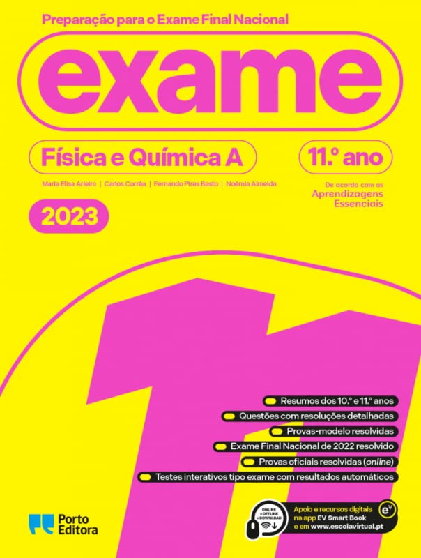 Preparação para o Exame Final Nacional 2023 - Física e Química A - 11.º Ano book
