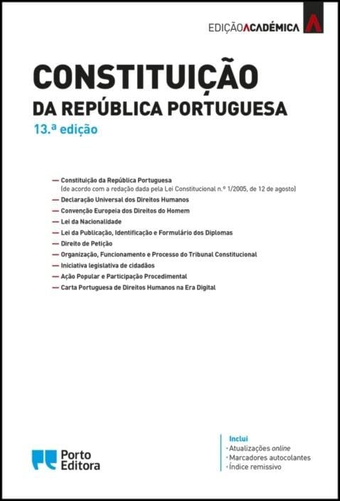 Constituição da República Portuguesa - 13ª Ed Academ book