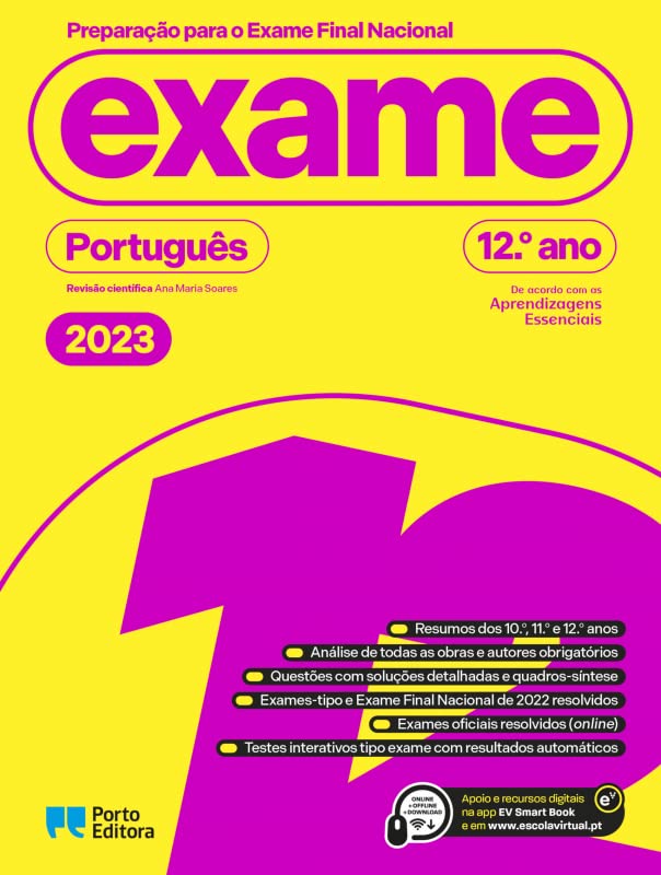 Preparação para o Exame Final Nacional 2023 - Português - 12.º Ano book