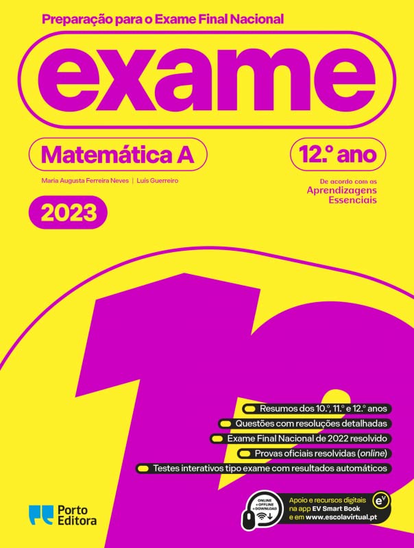 Preparação para o Exame Final Nacional 2023 - Matemática A - 12.º Ano book