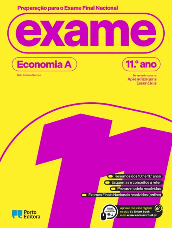 Preparação para o Exame Final Nacional - Economia A - 11.º Ano Books