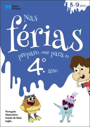Nas Férias - 8-9 anos Preparo-me para o 4.º ano (Portuguese Edition) Porto Editora, S.A. book