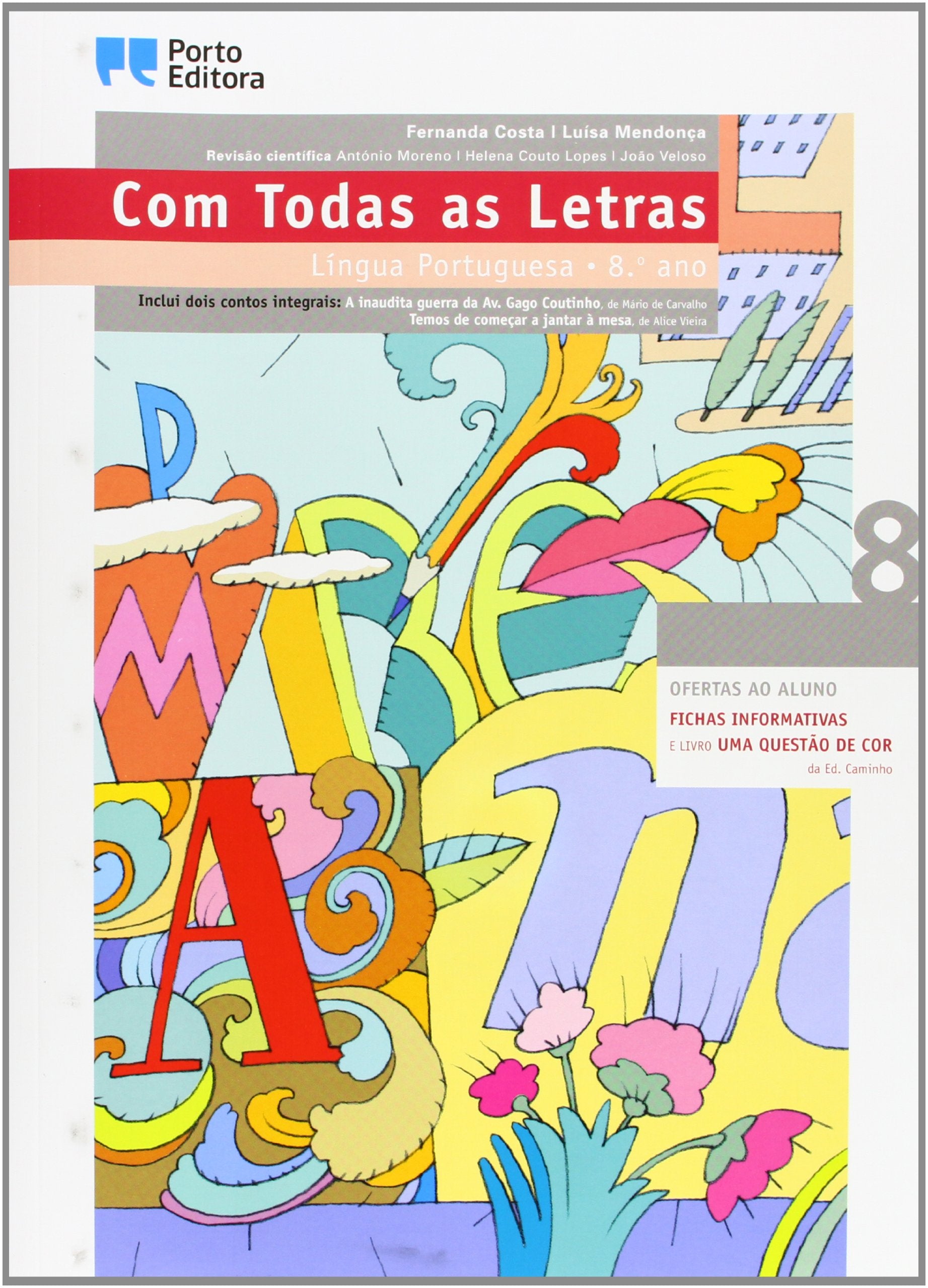 Com Todas as Letras - Língua Portuguesa - 8.º Ano Books