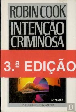 Intenção Criminosa (Portuguese Edition) Robin Cook book