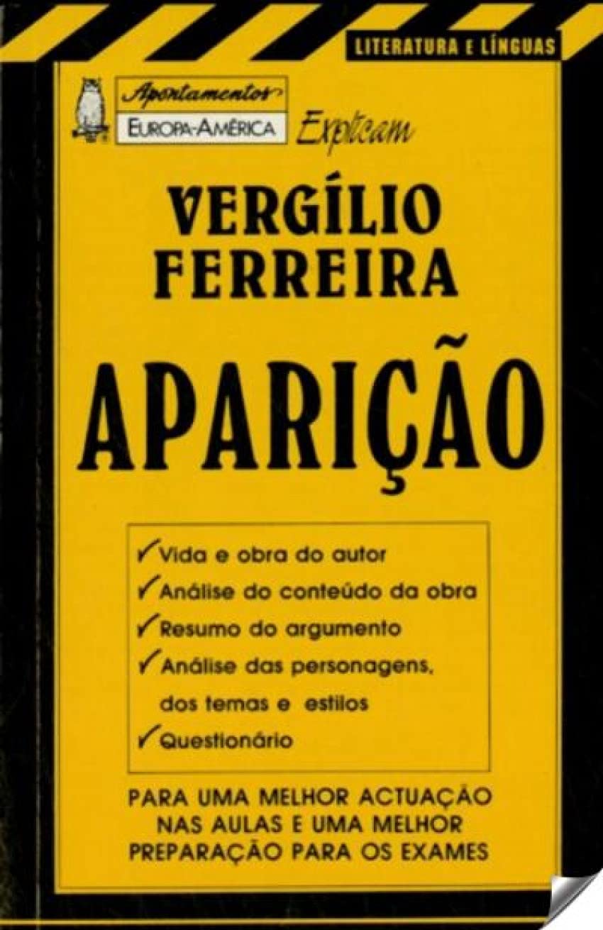 Apontamentos Europa-América Explicam Vergílio Ferreira - Aparição - Nº 105 (Portuguese Edition) Maria da Conceição Coelho book