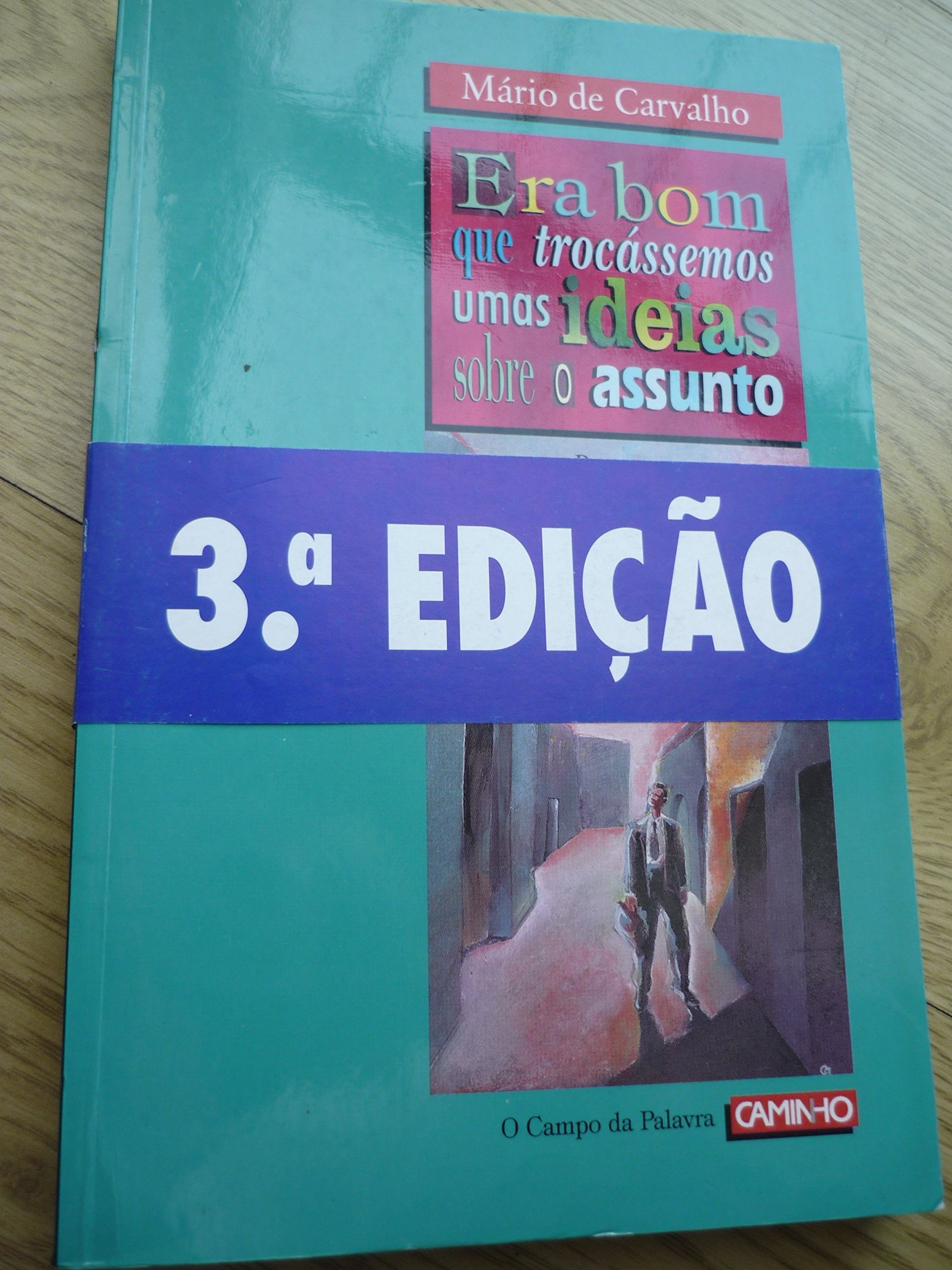 Era bom que trocássemos umas ideias sobre o assunto: Romance (O campo da palavra) (Portuguese Edition) book