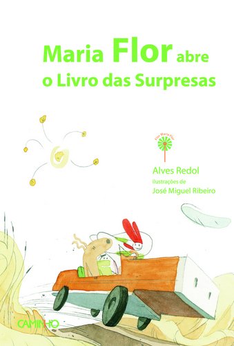 Maria flor abre o livro das surp. book