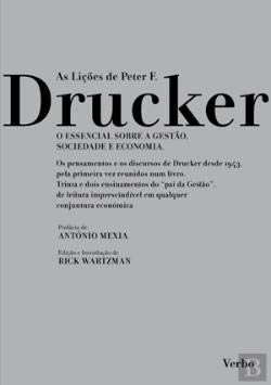 As Lições de Peter F. Drucker (Portuguese Edition) Peter F. Drucker book