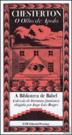 O Olho de Apolo (Portuguese Edition) Gilbert Chestreton book