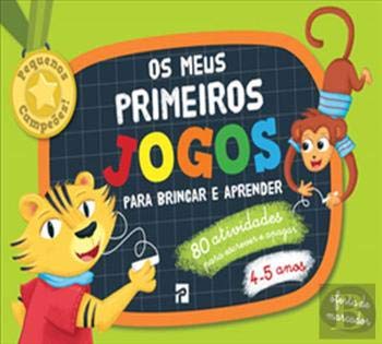 Os Meus Primeiros Jogos 4 - 5 Anos Para brincar e aprender (Portuguese Edition) Fabienne Vendel book