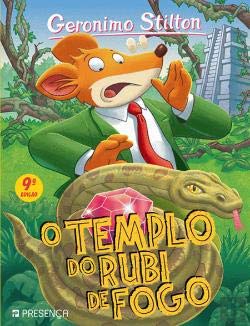 O Templo do Rubi de Fogo (Portuguese Edition) Geronimo Stilton book