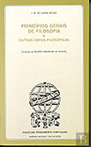 PrincIpios Gerais De Filosofia e Outras Obras FilosOficas book