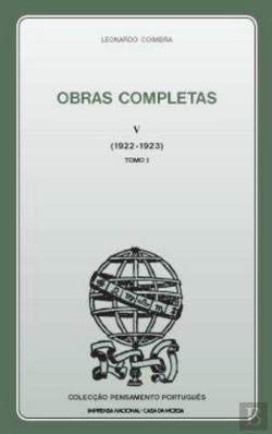 Obras Completas - Volume V - Tomo I (1922-1923) (Portuguese Edition) Leonardo Coimbra book