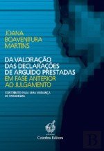 Da Valoração das Declarações de Arguido Prestadas em Fase Anterior ao Julgamento (Portuguese Edition) Joana Boaventura Martins book