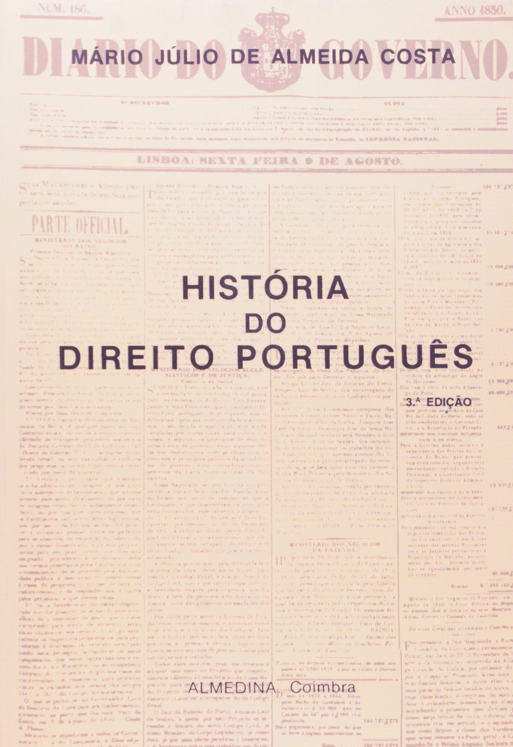 Historia Do Direito Portugues (Em Portuguese do Brasil) Books
