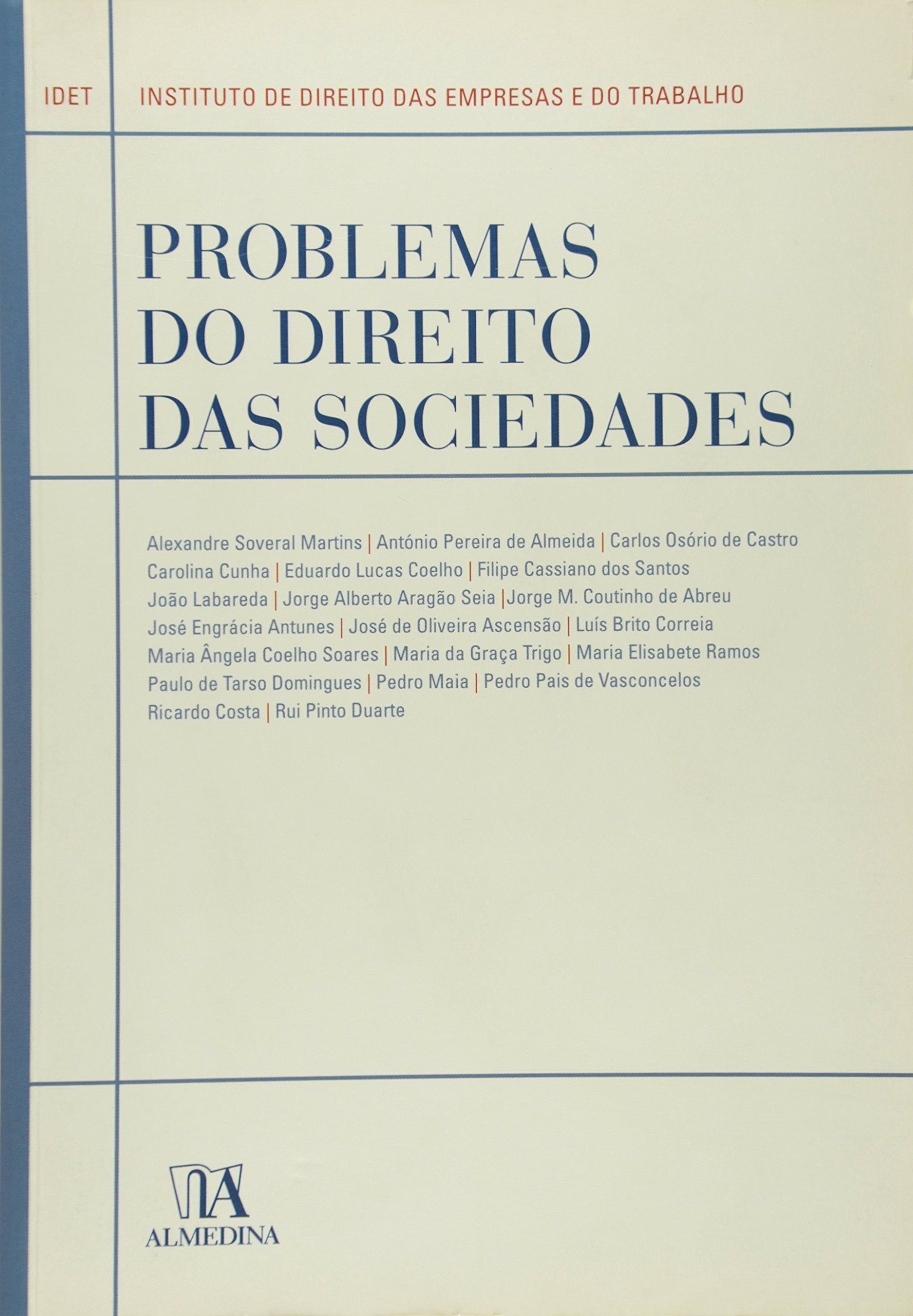 Problemas Do Direito Das Sociedades N.º 1 Da Coleccao (Em Portuguese do Brasil) book